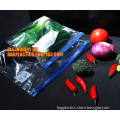 LDPE food slider bag, Aseptic sliced food storage slider bag, plastic food packaging slider zipper bag